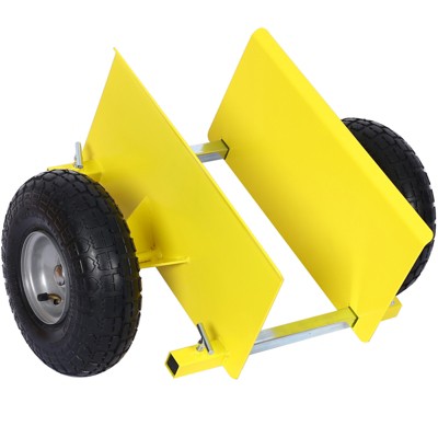 Heavy Duty Panel Dolly – 600LB Capacity All-Terrain Moving Cart with 10” Pneumatic Wheels & Auto-Clamp – Adjustable Grip