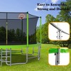 Whisen 14FT Recreational Trampoline with Safety Enclosure for Outdoor/Indoor Sports, 5 W-Legs - 3 of 4