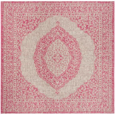 light grey/fuchsia