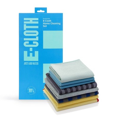 E-Cloth Home Cleaning Microfiber Cloth Set - 8ct