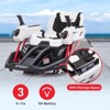 360°Rotation Electric Ride-on, 2.4G Remote Control, Blue Laser Shooting Sound, Bilateral Steering Control Handle, 12V 7AH Rechargeable Battery - 4 of 4
