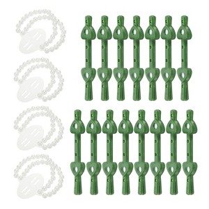 Unique Bargains Plastic Magnet Durable Corsage Brooches Sewing Pins and Needles Green 15 Pairs - 1 of 4