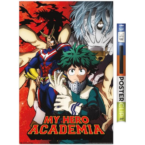 My Hero Academia: Season 6 - Key Art Wall Poster, 22.375 x 34 Framed 