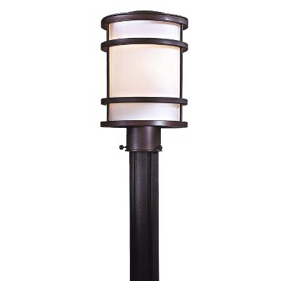 Minka Lavery Bay View Collection 12 1/4" High Bronze Post Mount Light