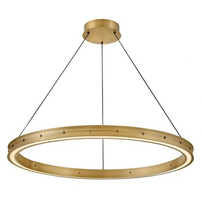 Fredrick Ramond Lighting Althea 1 - Light Chandelier in  Lacquered Brass