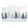 Embroidered Pine Tree Table Runner 72"L - 3 of 3