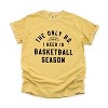 Simply Sage Market Women's Basketball Season BS Short Sleeve Garment Dyed Tee - 3 of 4