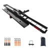 Heavy Duty Motorcycle Hitch Carrier, Capacity Aluminum Dirt Bike Hauler with Ramp - 2 of 4