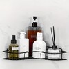 OBOKATA-Two wall mounted bathroom shelves, black - 3 of 4