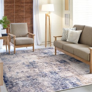 Sorbus Rug with Rubber Backing, Non-Slip, Vintage Look - for Living Room, Kitchen, Bedroom, Dining Room - 1 of 4