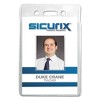 SICURIX SICURIX Badge Holder, Vertical, 2.75 x 4.13, Clear, 12/Pack - 2 of 4