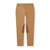 Hope & Henry Womens' Ponte Riding Pant (Honey Brown, 10) - 4 of 4