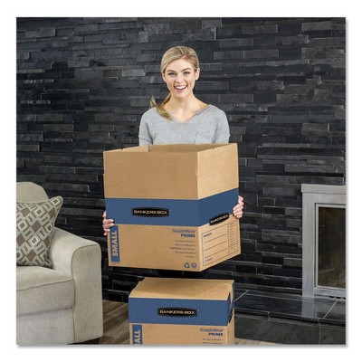 Small Kraft Corrugated Cardboard Storage Box with Handles