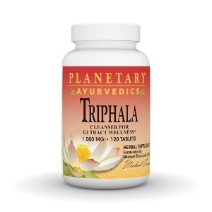 Triphala 1000mg Ayurvedic by Planetary Herbals  -  120 Tablet - 1 of 3