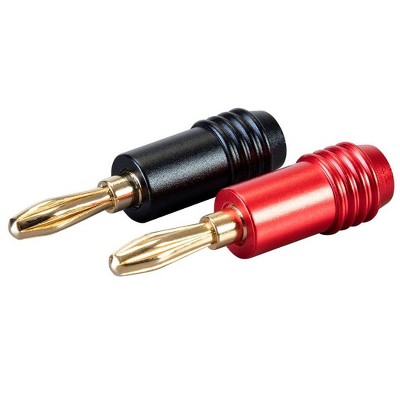 Monoprice 1 Pair Affinity Series 24k Gold Speaker Banana Plug