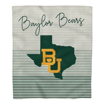 NCAA Baylor Bears Ultra Fleece State Stripe Blanket