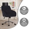 TY Adjustable Office Chair, Home Bedroom, Ergonomic Swivel Chair, Backrest Seat - 3 of 4