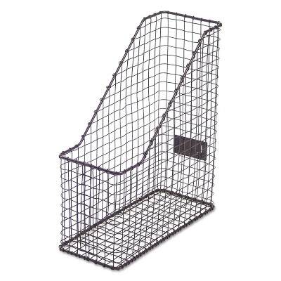 Universal Vintage Wire Mesh Magazine Holder Front-Notched Loading Vintage Bronze 20060