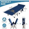 Sportneer 2 Pack Camping Cot with Mattress Comfortable Cot Bed Folding Cot Heavy Duty Cots for Sleeping with Carry Bag - 2 of 4
