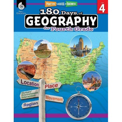 180 Days of Geography for Fourth Grade - (180 Days of Practice) by  Chuck Aracich (Paperback)