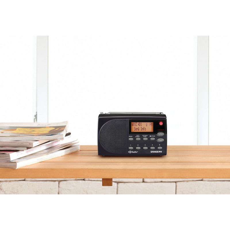 Sangean® HDR-14 Portable HD Radio™/FM-Stereo/AM Digital Radio, 4 of 7