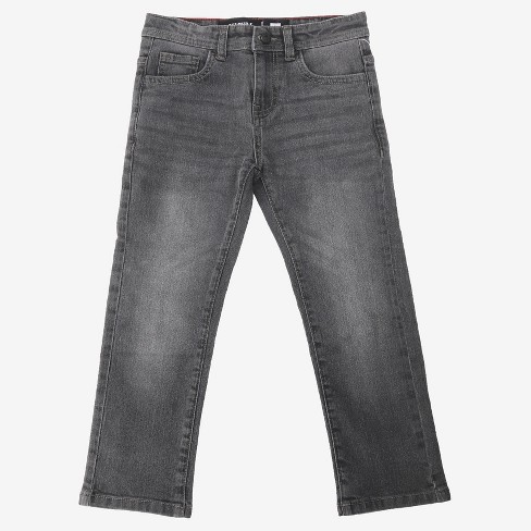 Cultura Little Boy's 5-pocket Stretch Jeans In Grey Size 6 : Target