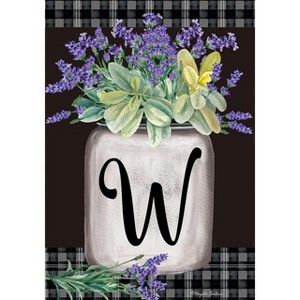 Briarwood Lane Everyday Garden Flag 12x18 For Outdoor Farmhouse Monogram Letter W Garden Flag Flags For Outside - 1 of 4