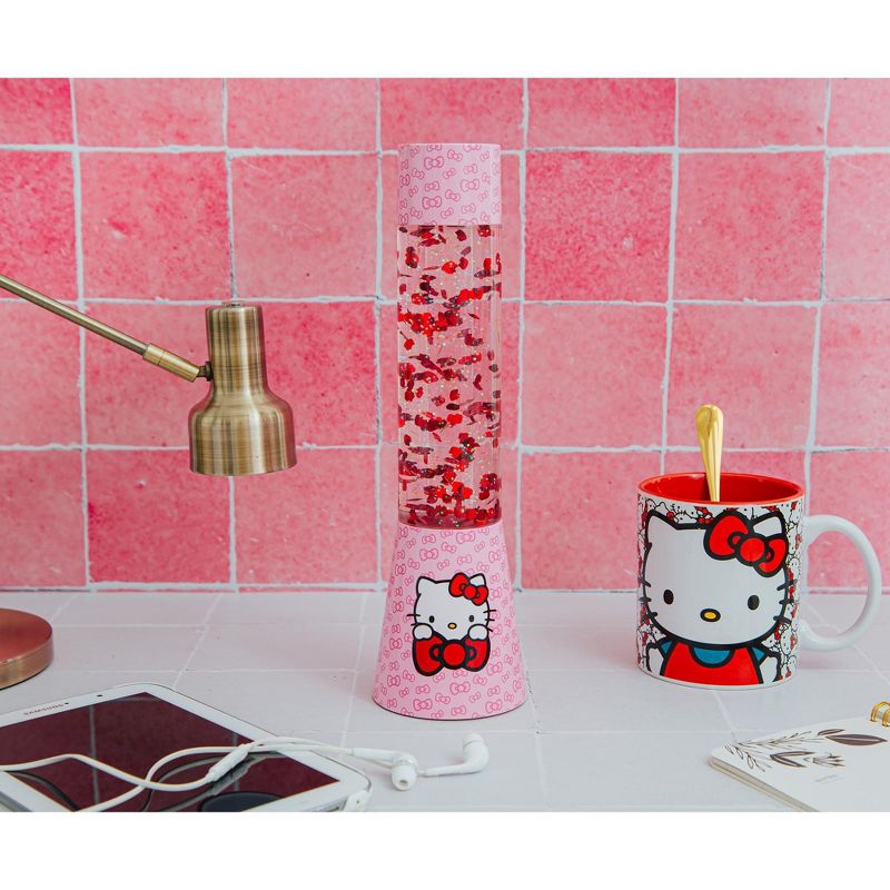Ukonic Sanrio Hello Kitty Glitter Motion Mood Light | 12 Inches Tall, 4 of 10