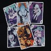 Seven Times Six Disney Villains Character Playing Cards Design Short Sleeve T-Shirt Black - 2 of 3