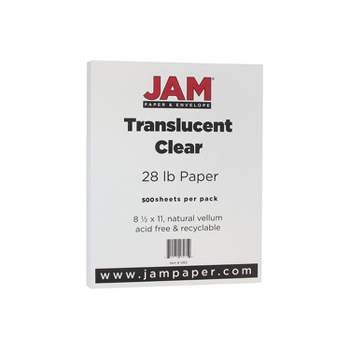 Jam Paper 9 X 12 Booklet Translucent Vellum Envelopes Ocean Blue