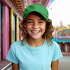 Dalix Youth Adjustable Cotton Baseball Cap Lightweight Curved Bill Kids Hat - 3 of 4