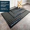 Easy Jute 3x5 Outdoor Patio Rug Washable Entryway Black Modern Kitchen Rugs Farmhouse Neutral Non Slip Scalloped Carpet - 3 of 4