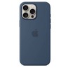 Apple iPhone 16 Pro Max Silicone Case with MagSafe - Denim - 2 of 4