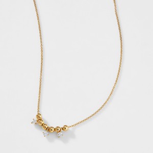 AJOA DOLLY DOT CZ NECKLACE - 1 of 2