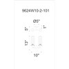 CWI Lighting Benji 2 Light Wall Sconce With Black Finish - 4 of 4