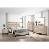 NicBex Twin/Full/Queen Geometric Design Platform Bed Frame with Headboard and Footboard,Low Profile Wood Bed Frame,No Box Spring Needed,Easy Assembly - 2 of 4