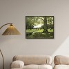 Art Remedy Meadow Brook by Charles Paul Gruppe Classic Landscape and Portrait Wall Art Framed - 2 of 4