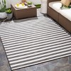 Hauteloom Bongaree Black&Gray Striped Flatweave Carpet - 4 of 4
