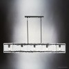 Urban Ambiance Luxury Mediterranean Indoor Chandelier,  8''H x 14-1/4"W x 51-1/4''D,  Matte Black Finish, UHP5072 - 4 of 4