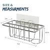 LunaLulinlk Kitchen Caddy 4 in 1, Scrub Sponge, Soap Dish Brush, Dish Cloth, Kitchen Sink Organizer, Adhesive Hooks For Quick - 4 of 4