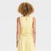 Women's Embroidered Eyelet Side-Tie Tank Top - Future Collective - 2 of 3