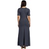 24seven Comfort Apparel Womens Casual Maxi Dress With Sleeves - 3 of 4