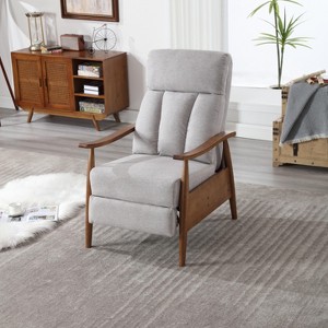 NicBex Modern Accent Chair Armchair Lounge Chair with Wood Frame Comfy Chair for Living Room, Bedroom, Office - 1 of 4