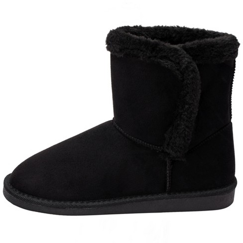 Alpine Swiss Mindy Womens Classic Short Winter Boots Faux Fur Lined ...