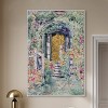 Art Remedy Golden Door Garden Impresionism Landscape Wall Art Framed - 2 of 4