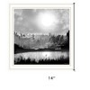 HomeRoots Big Moon Lake White Framed Print Wall Art - 3 of 4