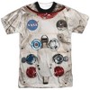 Men's Astronaut Spacesuit (Front Back Print) Short Sleeve Costume T-Shirt - 2 of 4