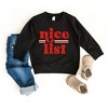 The Juniper Shop Nice List Toddler Graphic Sweatshirt - 2 of 2