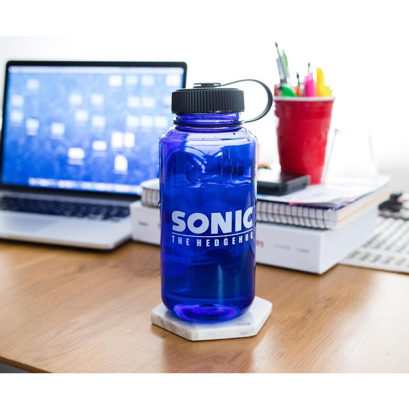 Just Funky Sonic The Hedgehog Character Plastic Water Bottle | Holds 32 Ounces, 5 of 7