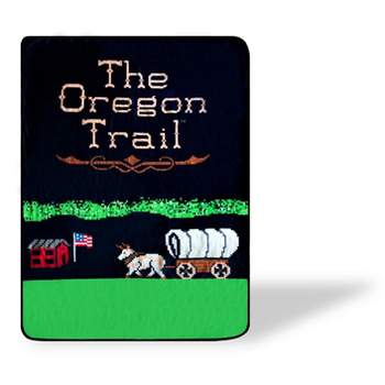 Just Funky The Oregon Trail Video Game Large Fleece Throw Blanket | 60 x 45 Inches